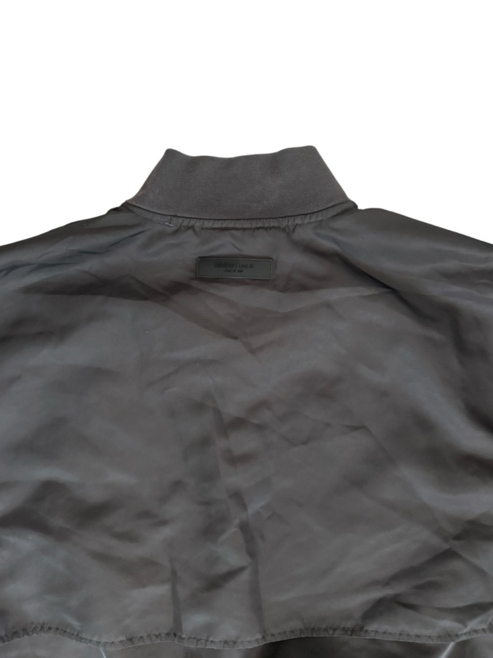 FEAR OF GOD ESSENTIALS ESSENTIALS HALF ZIP SHORT SLEECE PULLOVER - IRON SZ LARGE - Picture 5 of 6